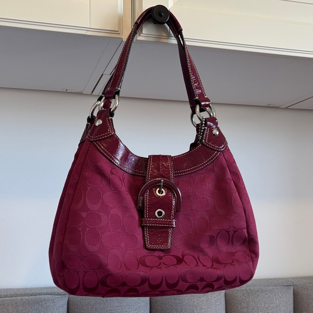 Coach Cherry Red Lynn Soho